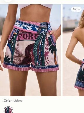 Agua Bendita Shorts - NWT - Fits Small